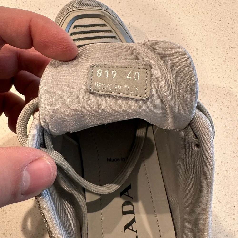 Prada Cloudbust Chunky Sneakers -Silver - Picture 4 of 12